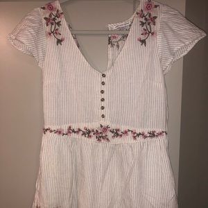 American Eagle floral romper